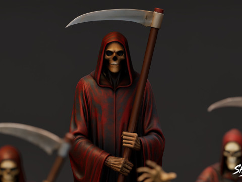 Azrail Heykeli Paketi 3D Model