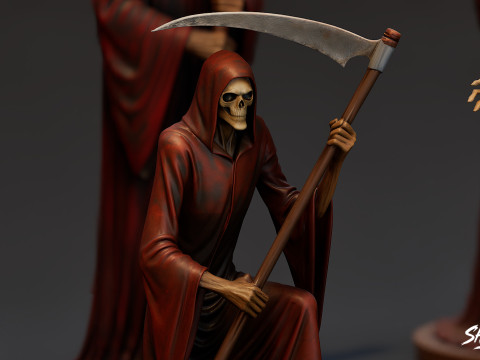 Azrail Heykeli Paketi 3D Model