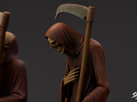 Azrail Heykeli Paketi 3D Model