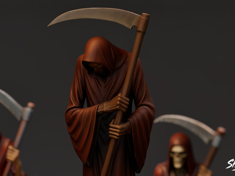 Azrail Heykeli Paketi 3D Model