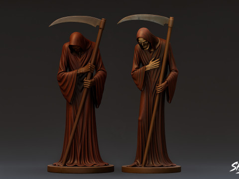 Azrail Heykeli Paketi 3D Model