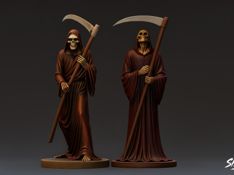 Azrail Heykeli Paketi 3D Model