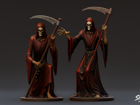 Azrail Heykeli Paketi 3D Model