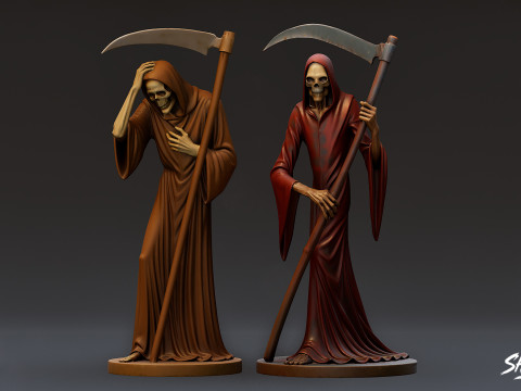 Azrail Heykeli Paketi 3D Model