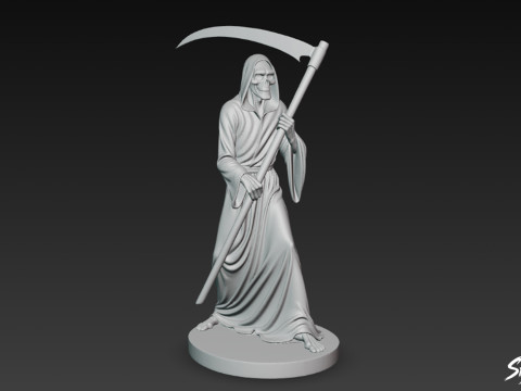 Posa ambulante della statua del Tristo Mietitore Modello 3D