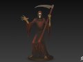 Grim Reaper Statue Reaching Pose 3D Model