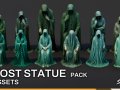 Ghost Statue Pack 3D Modell