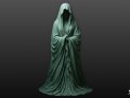Ghost Statue Standing Vigil 3D Model