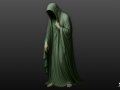 Ghost Statue Bowed Figure 3D Model