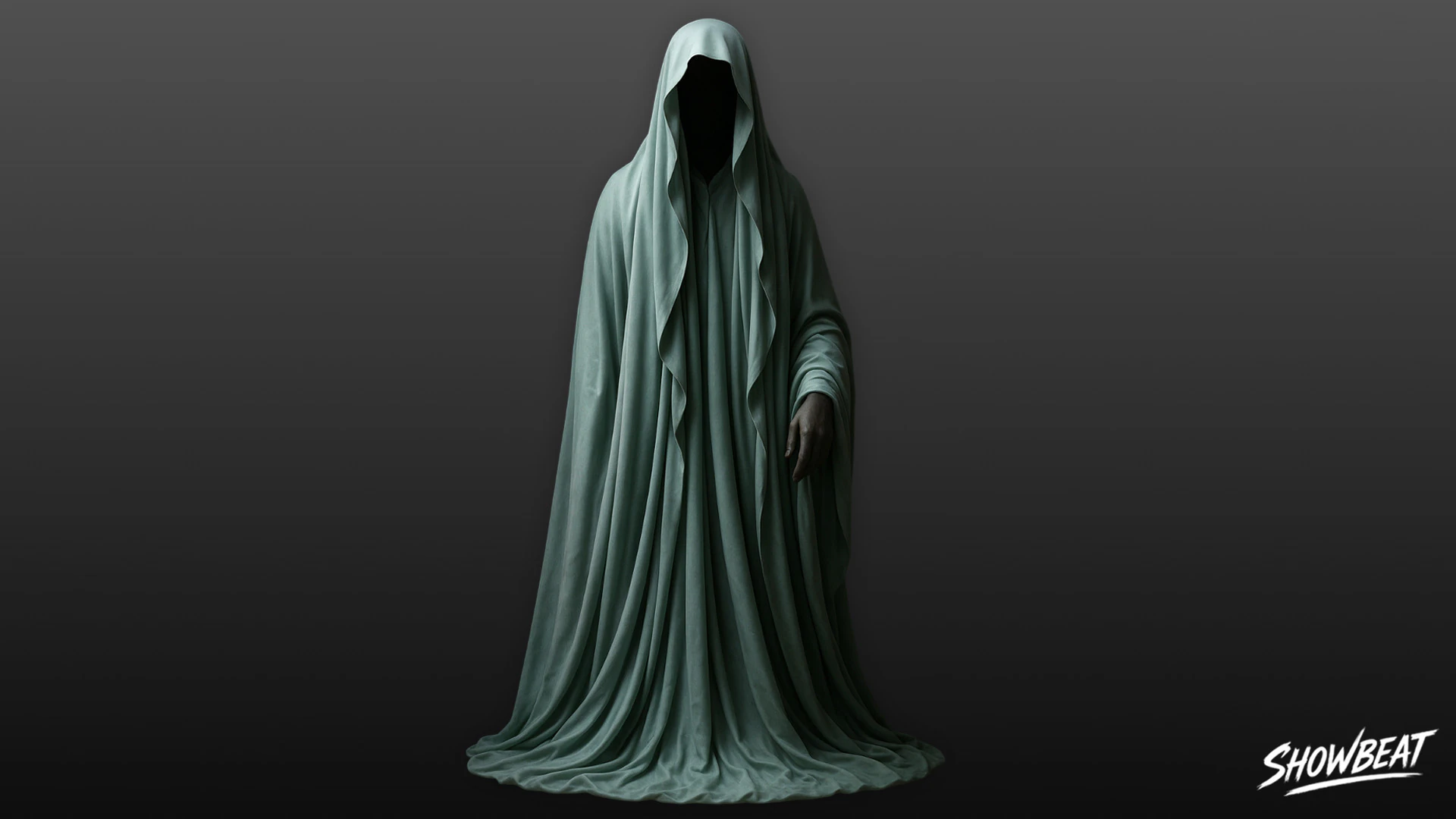 Ghost Statue Outstretched Hand 3D Model .c4d .max .obj .3ds .fbx .stl .blend 