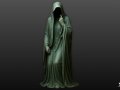 Ghost Statue Seated Hand Raised 3D Model