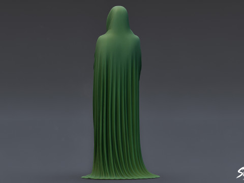 Статуя призрака, стоящая со скрещенными руками 3D Модель