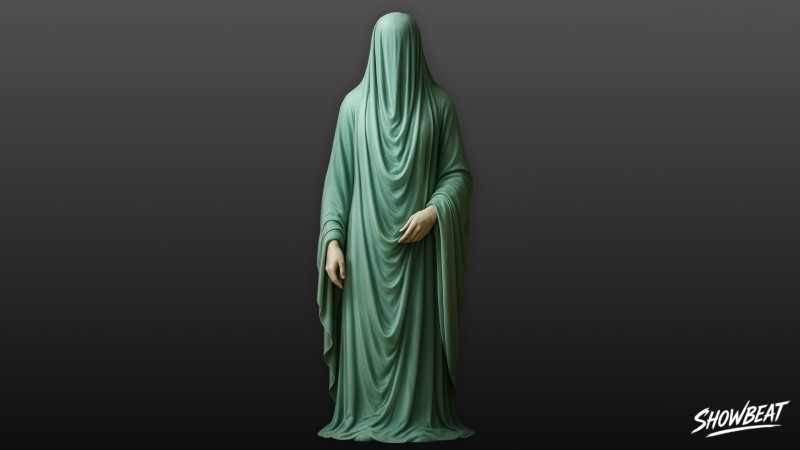 Statue Fantôme Debout Drapée Modèle 3D .c4d .max .obj .3ds .fbx .stl .blend