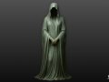 Ghost Statue Standing Hands Folded 3D Model
