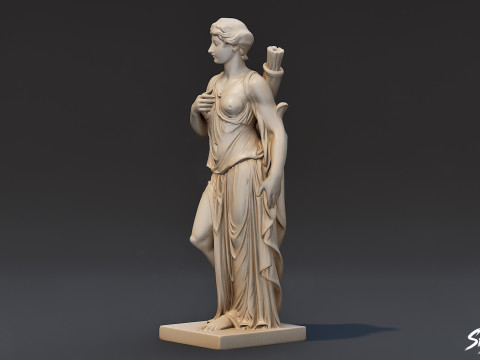 Pomnik Artemidy Model 3D