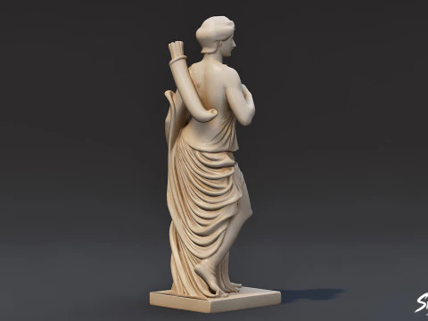 Artemis Statue 3D Model