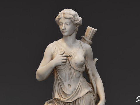 Pomnik Artemidy Model 3D