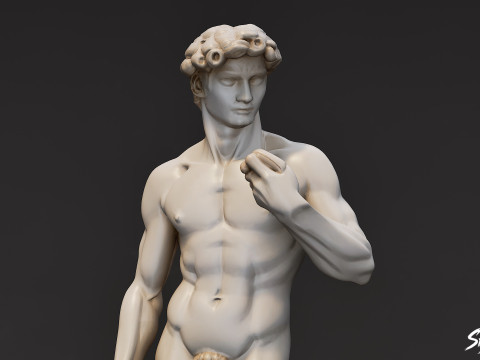 Pomnik Dawida Model 3D