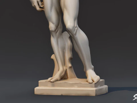 Statua del David Modello 3D