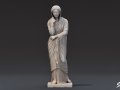 Greek Woman Statue Modelo 3D