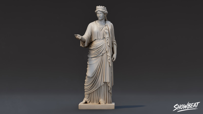 Estátua de Hera Modelo 3D .c4d .max .obj .3ds .fbx .stl .blend 
