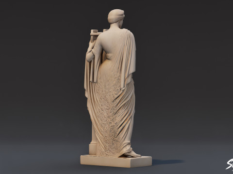 Lir Heykelli Muse 3D Model