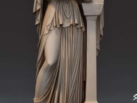 Lir Heykelli Muse 3D Model