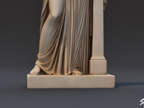 Lir Heykelli Muse 3D Model