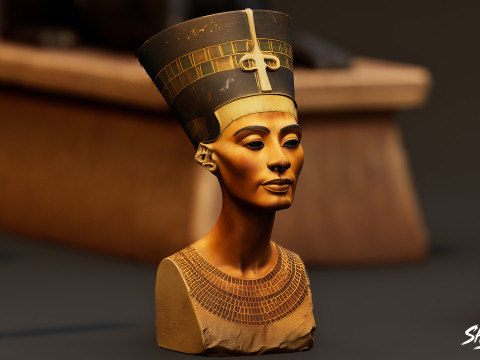 Mısır Kraliyet Efsanesi Heykel Paketi VOL1 3D Model