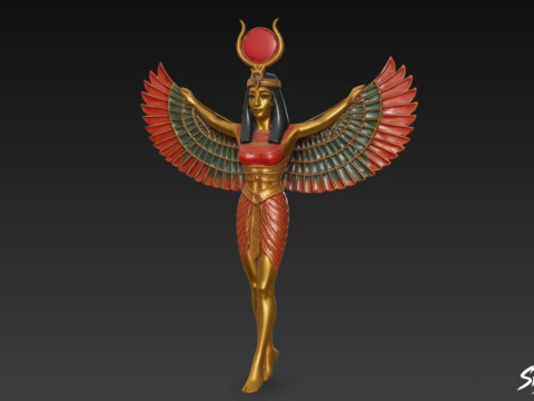 Statua di Iside Modello 3D