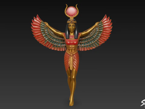 Isis Statue 3D Model