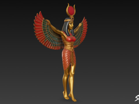 Isis-standbeeld 3D Model