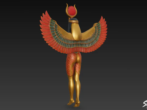 Isis Statue 3D Model