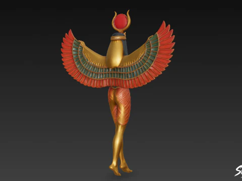 Isis Statue 3D Model