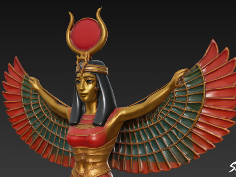 Isis-standbeeld 3D Model