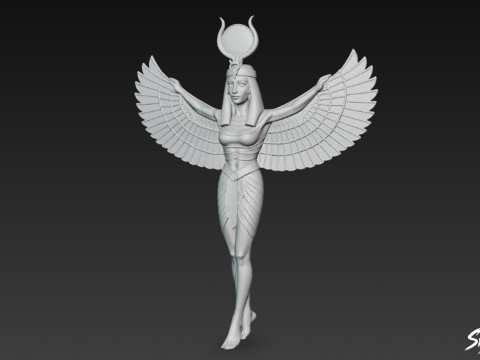 Isis-standbeeld 3D Model