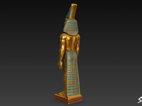 Statua di Osiride Modello 3D