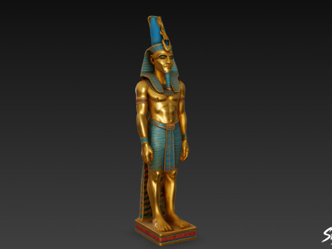 Statue d'Osiris Modèle 3D