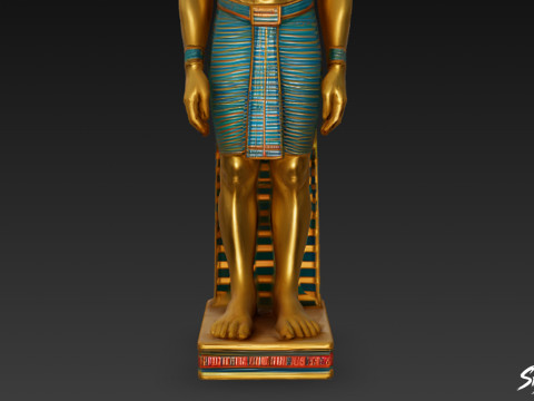 Statue d'Osiris Modèle 3D