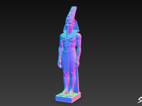 Statue d'Osiris Modèle 3D