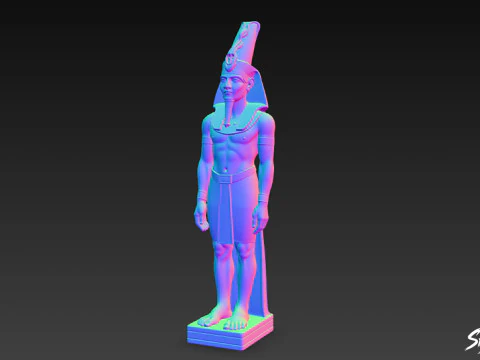 Statua di Osiride Modello 3D