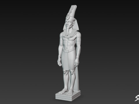 Statue d'Osiris Modèle 3D