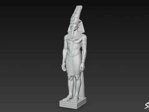 Statua di Osiride Modello 3D