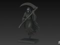 Death Reaper Statue Floating Pose 3D Модель