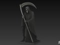 Death Reaper Statue Silent Pose 3D Модель