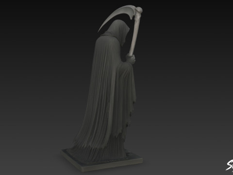 Death Reaper Statue Stille Pose 3D Modell