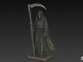 Death Reaper Statue Standing Guard Pose 3D Модель