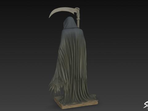 Death Reaper Statue stehende Wache 3D Modell