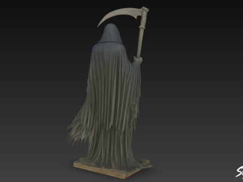 Death Reaper Statue stehende Wache 3D Modell
