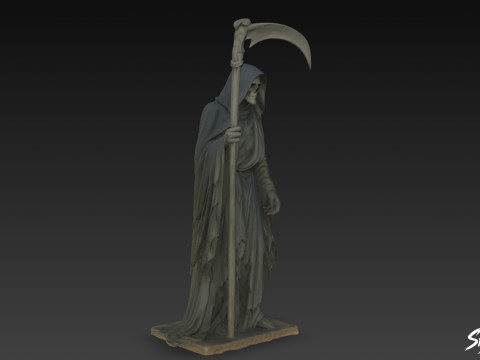 Death Reaper Statue stehende Wache 3D Modell